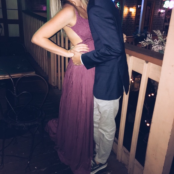 Beautiful open back Formal and/or Prom dress💜 - Picture 2 of 4